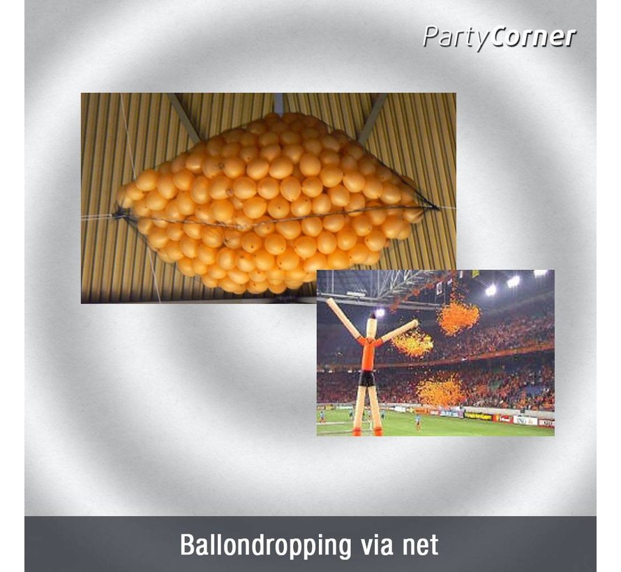 ballonnen-dropping-via-net 1000 stuks