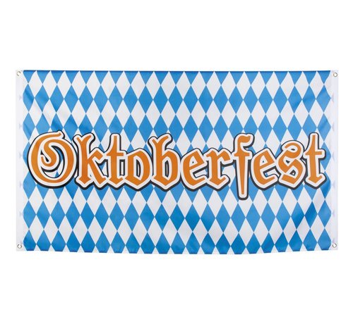 Oktoberfest vlag geruid blauw