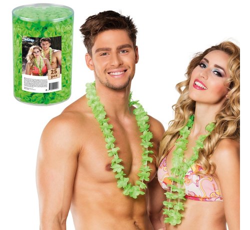 Goedkope hawaii kransen neon groen