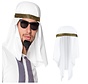 Witte Tulband hoed Sheik