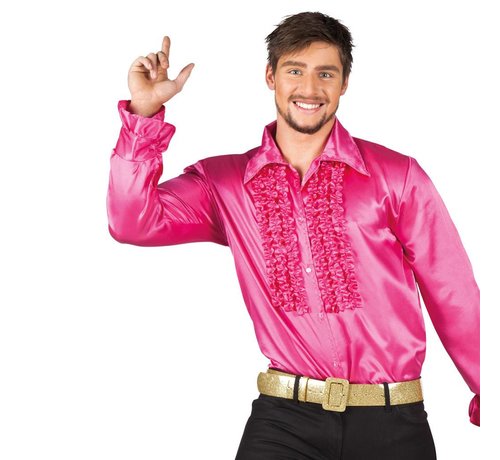 Party Disco shirt knalroze