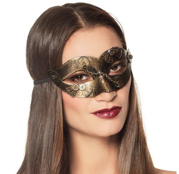 Dames steampunk oogmasker