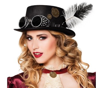 Steampunk hoge hoed dames