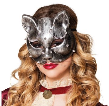 Dames Steampunk masker kat
