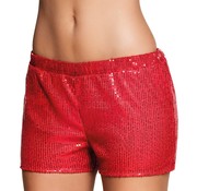 Rode Glitter shorts