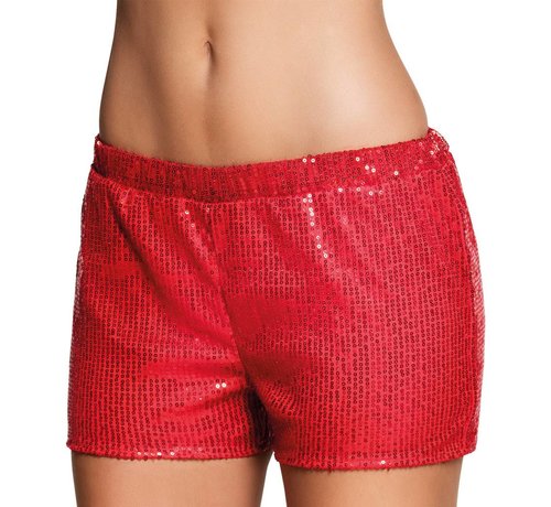 Rode Glitter shorts kopen