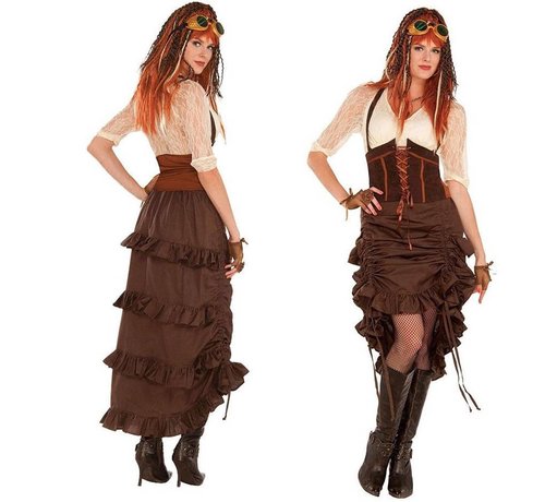 Steampunk rok dames kopen