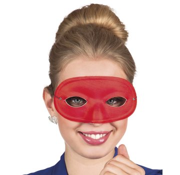 basic carnavals oogmasker rood