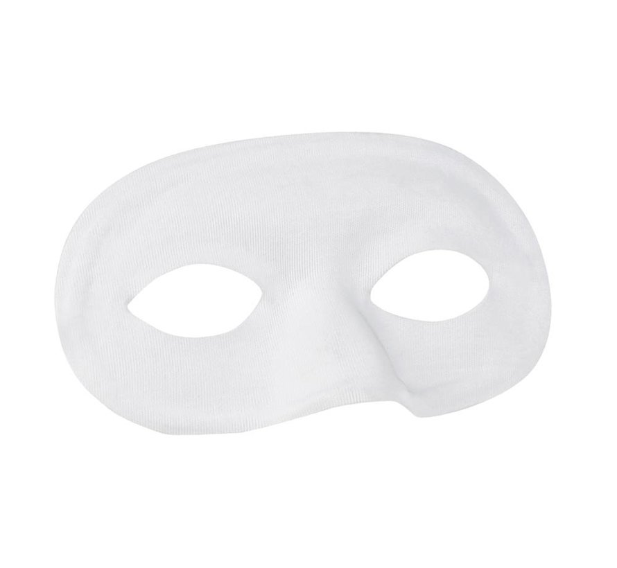 basic carnavals oogmasker wit