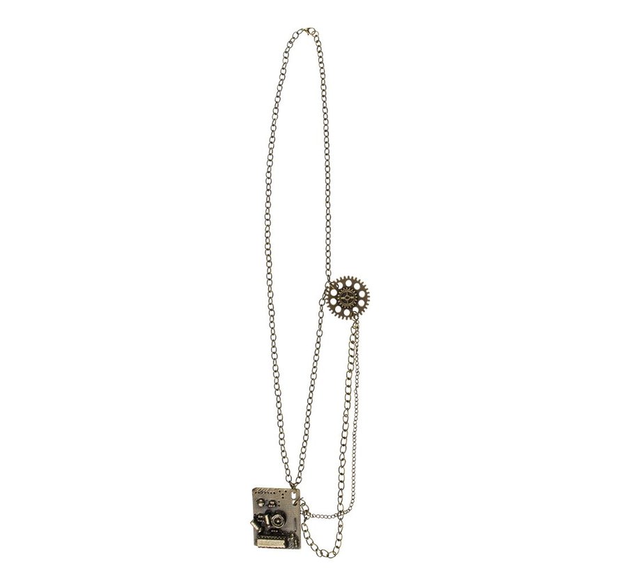 Dames steampunk ketting kopen