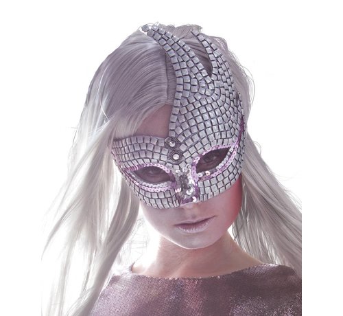 Glitter Venetiaans masker kopen