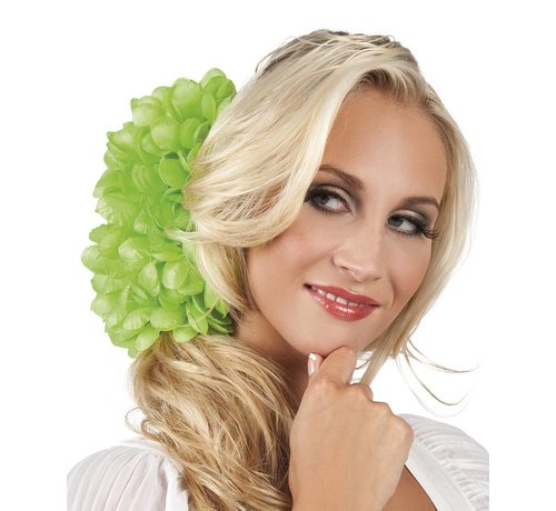 Haar accessoires lime groen