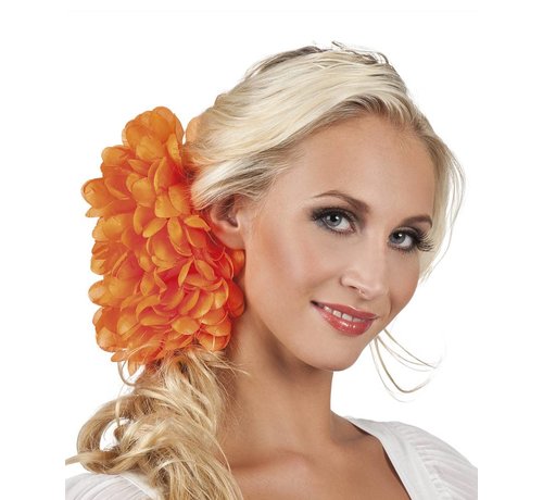 Haaraccessoires oranje haarclip