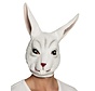 Wit latex konijn masker volwassenen