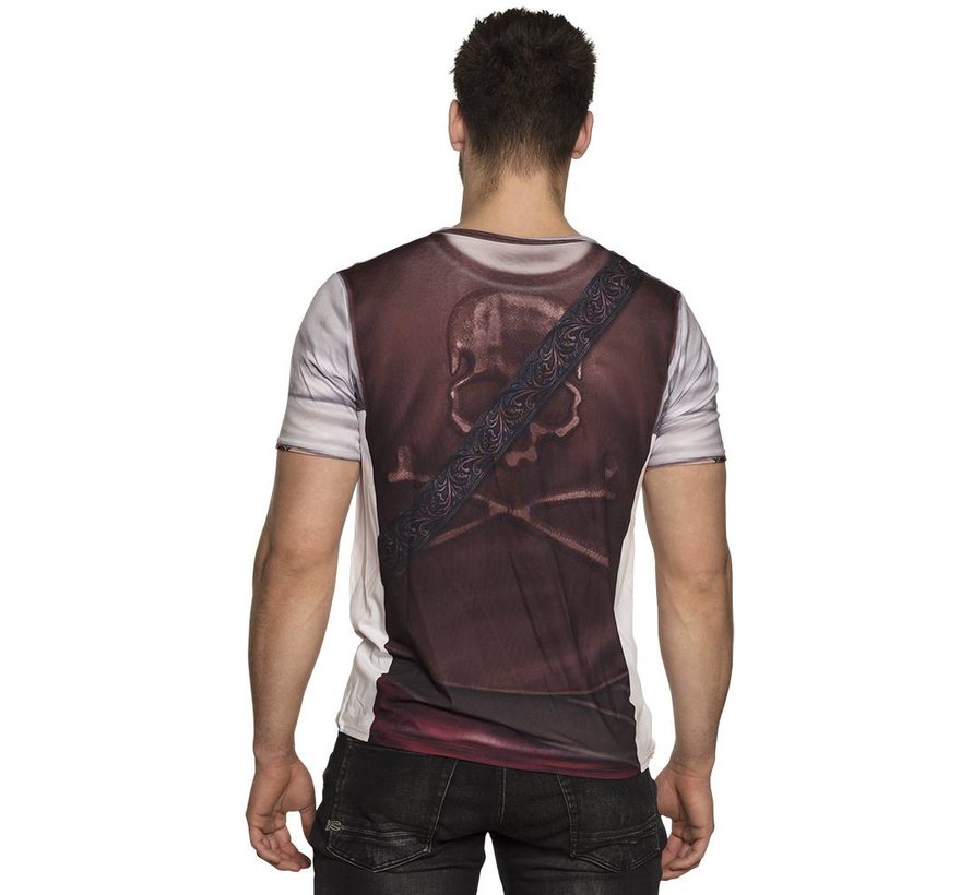 3D piratenshirt heren