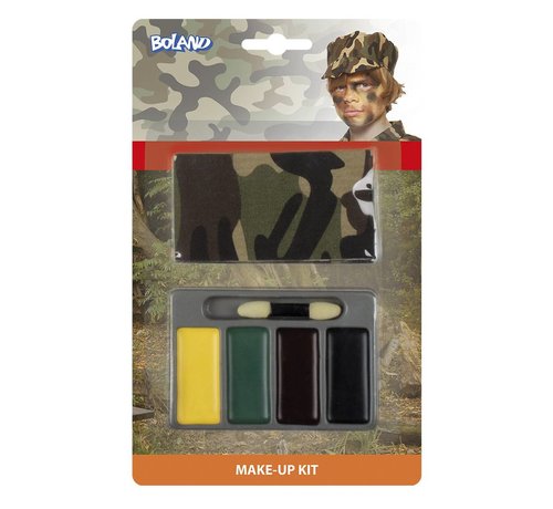 Camouflage make-up kit Soldaatje