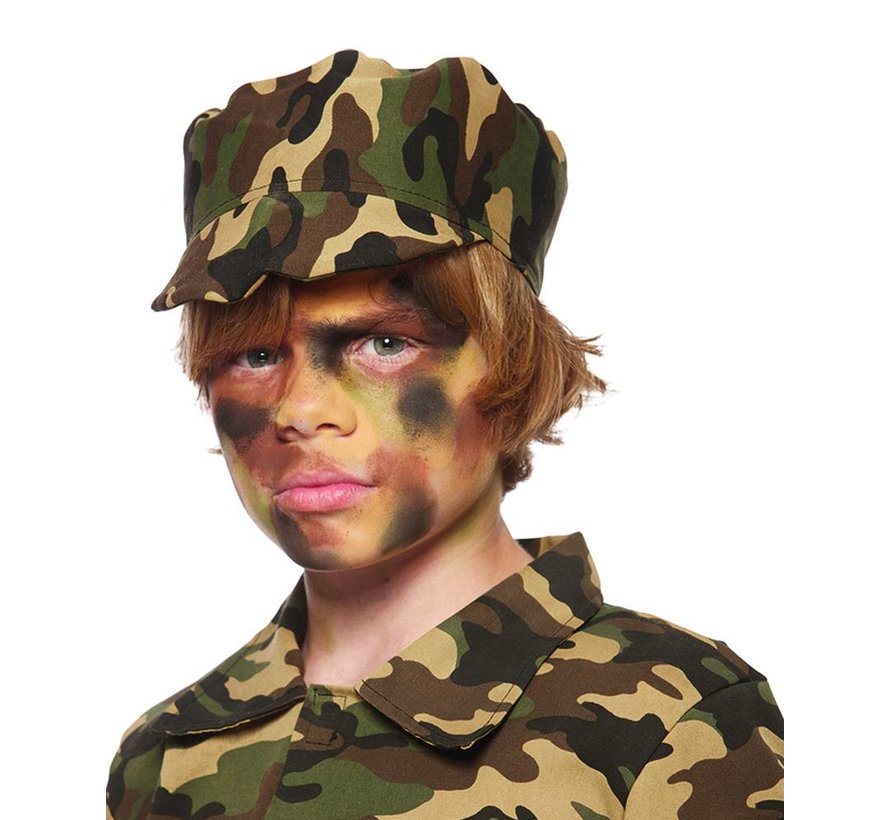 Camouflage make-up kit Soldaatje