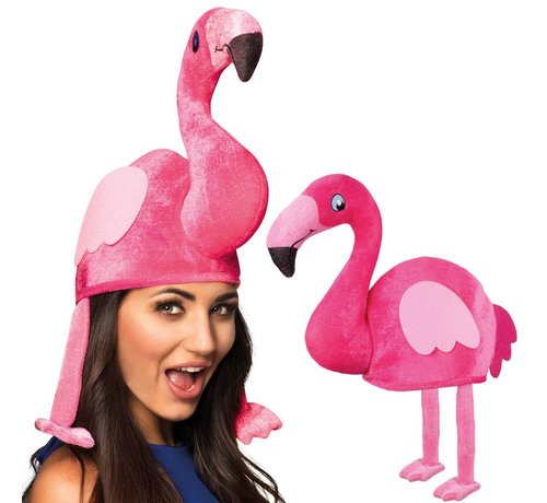 Wissen strijd climax Flamingo hoed - Partycorner.nl