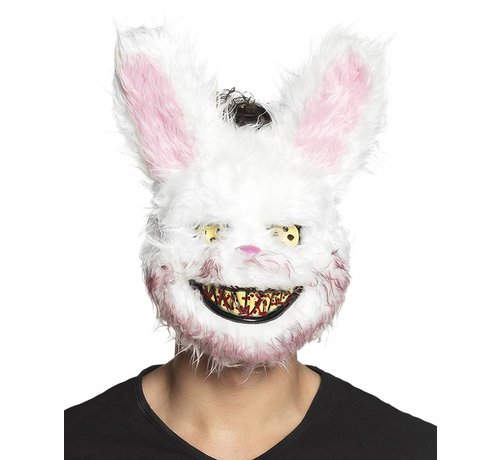 pluche Horror Bunny gezichtsmasker
