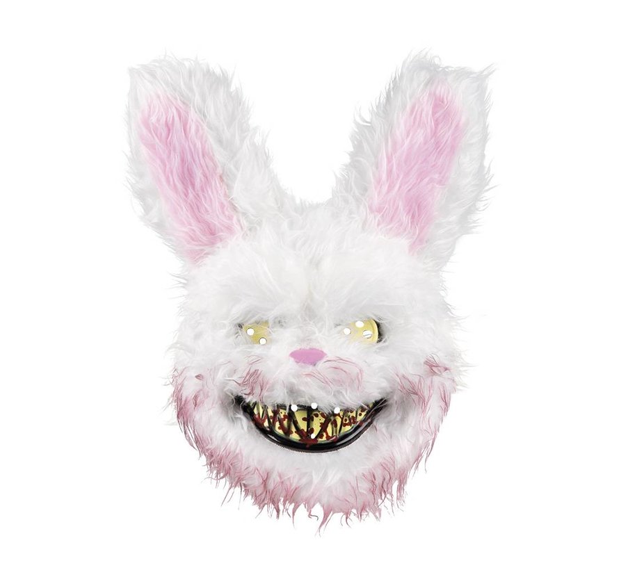 pluche Horror Bunny gezichtsmasker