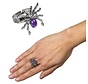 Spinnen Ring Purple widow