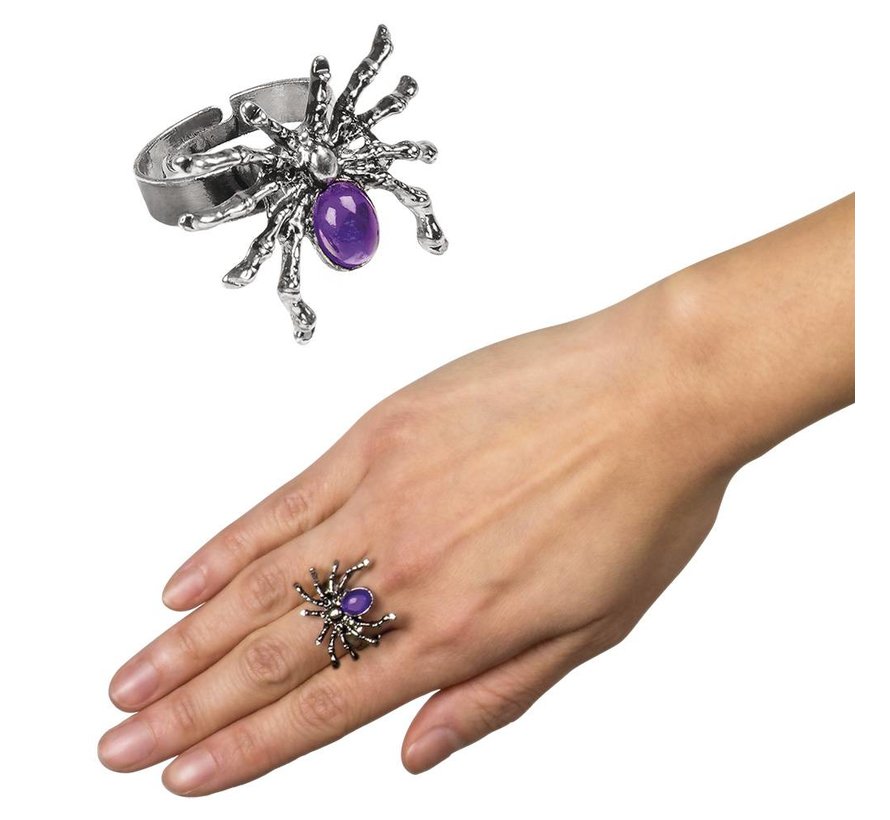 Spinnen Ring Purple widow
