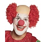 Pruik Baldy rood Clown