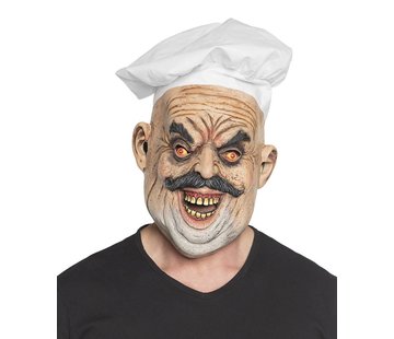 Masker Evil chef met koksmuts