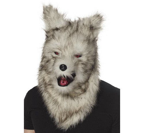 Horror weerwolf masker met beweegbare mond