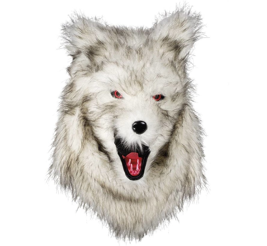 Horror weerwolf masker met beweegbare mond