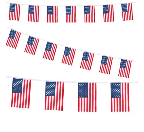 USA vlaggenlijn