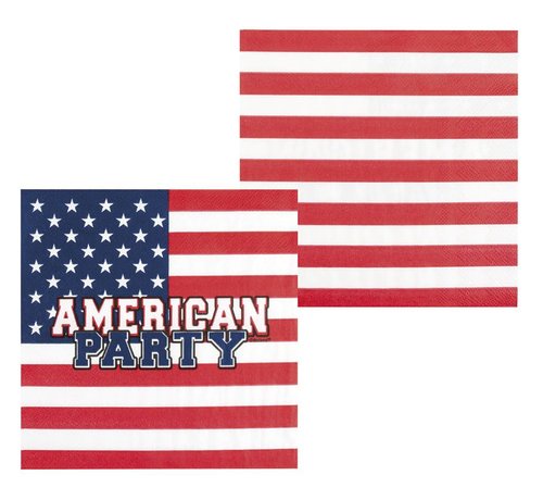 Papieren servetten USA Stars and Stripes