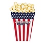 Amerikaanse popcorn bakjes