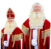 Sinterklaas baardstel buffelhaar deluxe