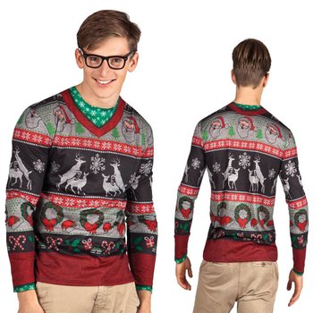 Heren Fop shirt foute kerstkleding