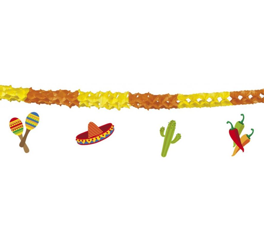 Slinger Mexicaanse Fiesta m. onderhanger (4m.)