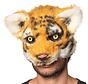 pluche half masker tijger