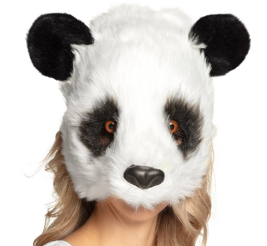 Pluche panda masker