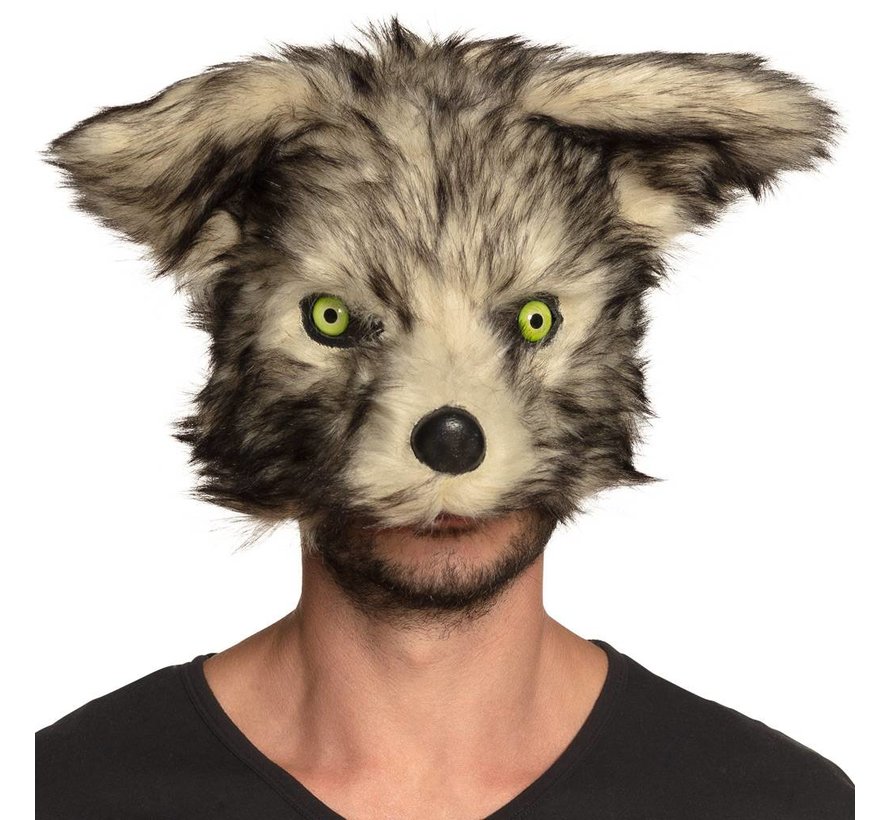 half pluche Weerwolf masker