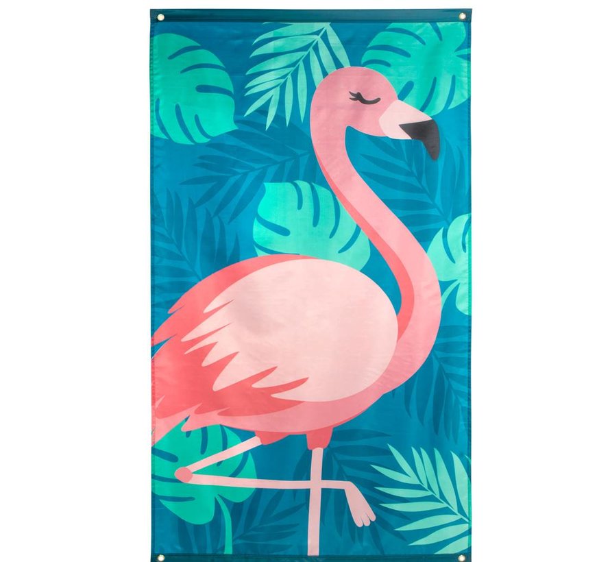 Polyester  Flamingo vlag