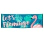 Polyester flamingo banner