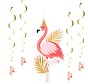 Flamingo Decoratie spiraal