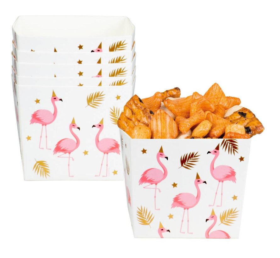 Flamingo snoep Bakjes