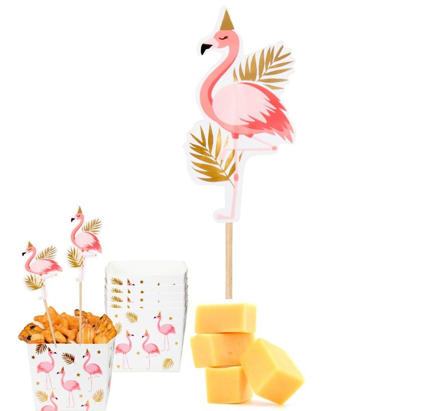 Flamingo Cocktailprikkers