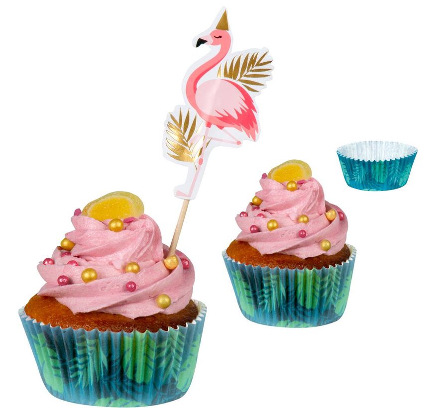 Flamingo Cupcakevormpjes