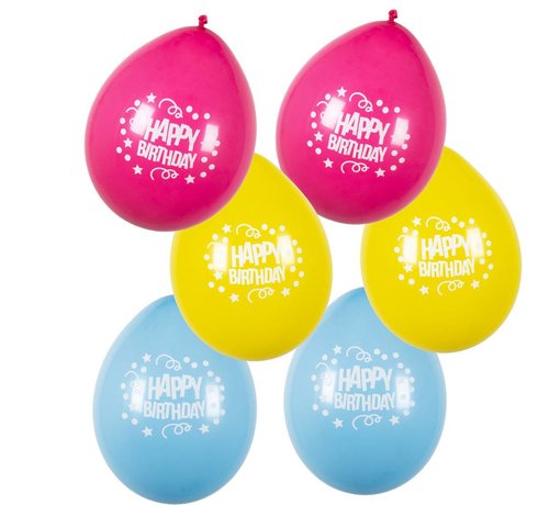 Latex Happy Birthday Ballonnen