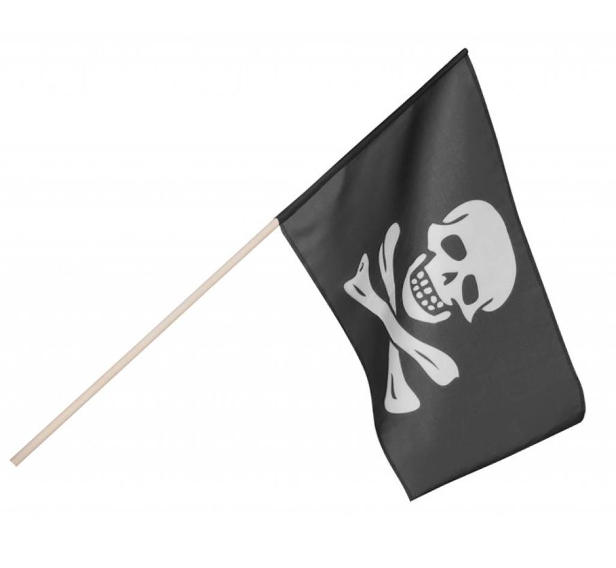 Zwaaivlag Piraat op stok
