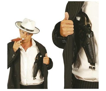 schouderholster met plastic revolver