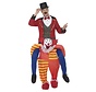 Gedragen door clown kostuum