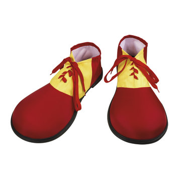 Gekleurde clown schoenen